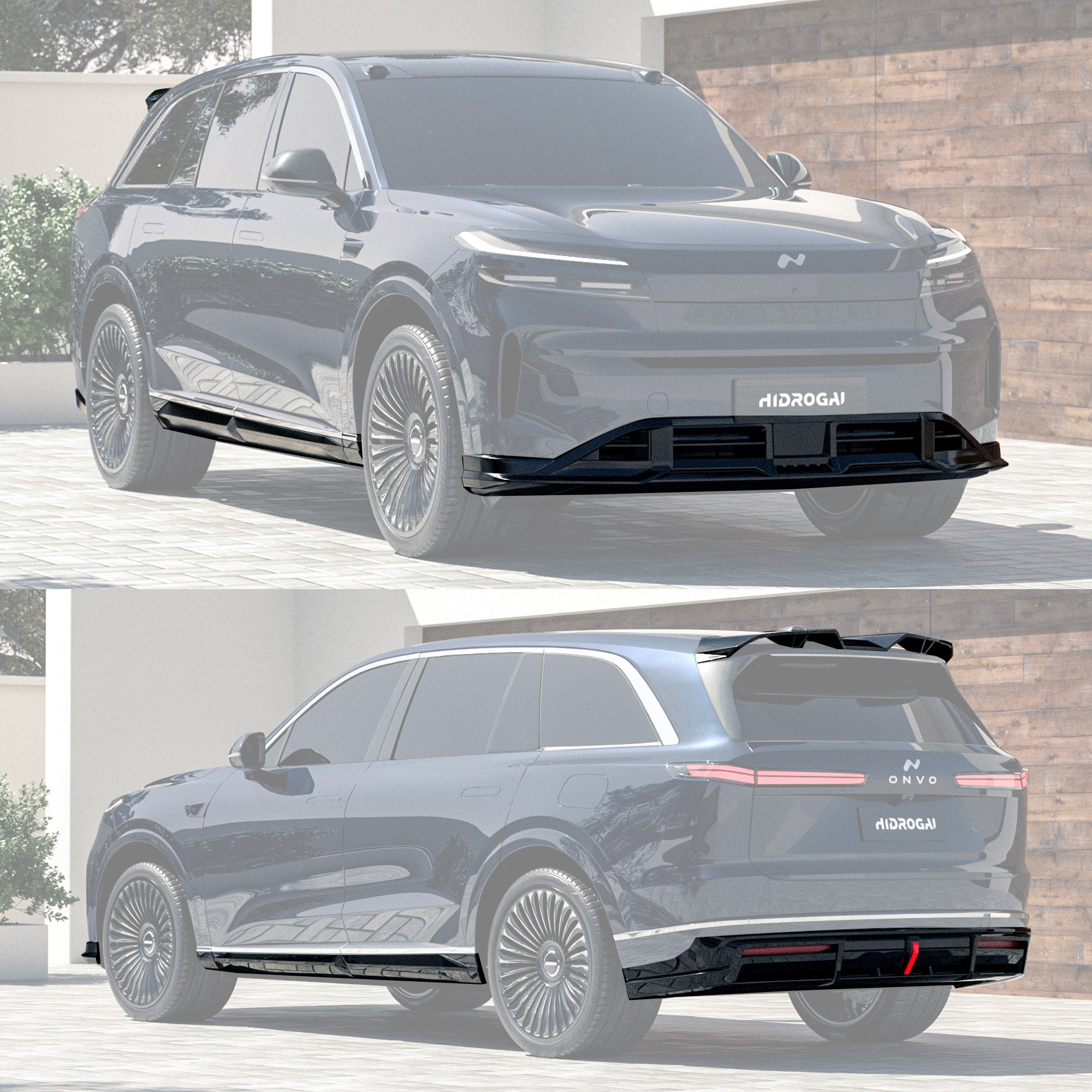 Robot NIO Onvo [LEDAO] L90 Lowline Bodykit (Hydrogai Series) Aftermarket Carbon Fiber Part / Bodykit - Robot Bodykits