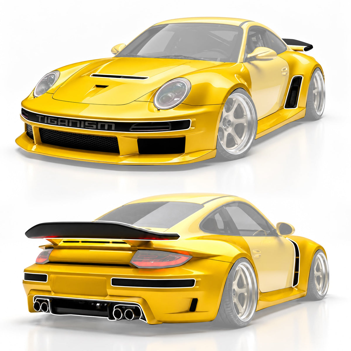 Robot Porsche 911 Carrera 997 (2004–2012) Tiganism 