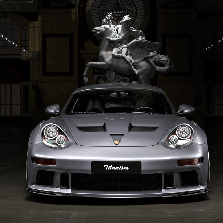 Robot Porsche 987.2 (2009–2012) Cayman / Boxter FRP & Partial Carbon Bonnet Aftermarket Carbon Fiber Part / Bodykit - Robot Bodykits
