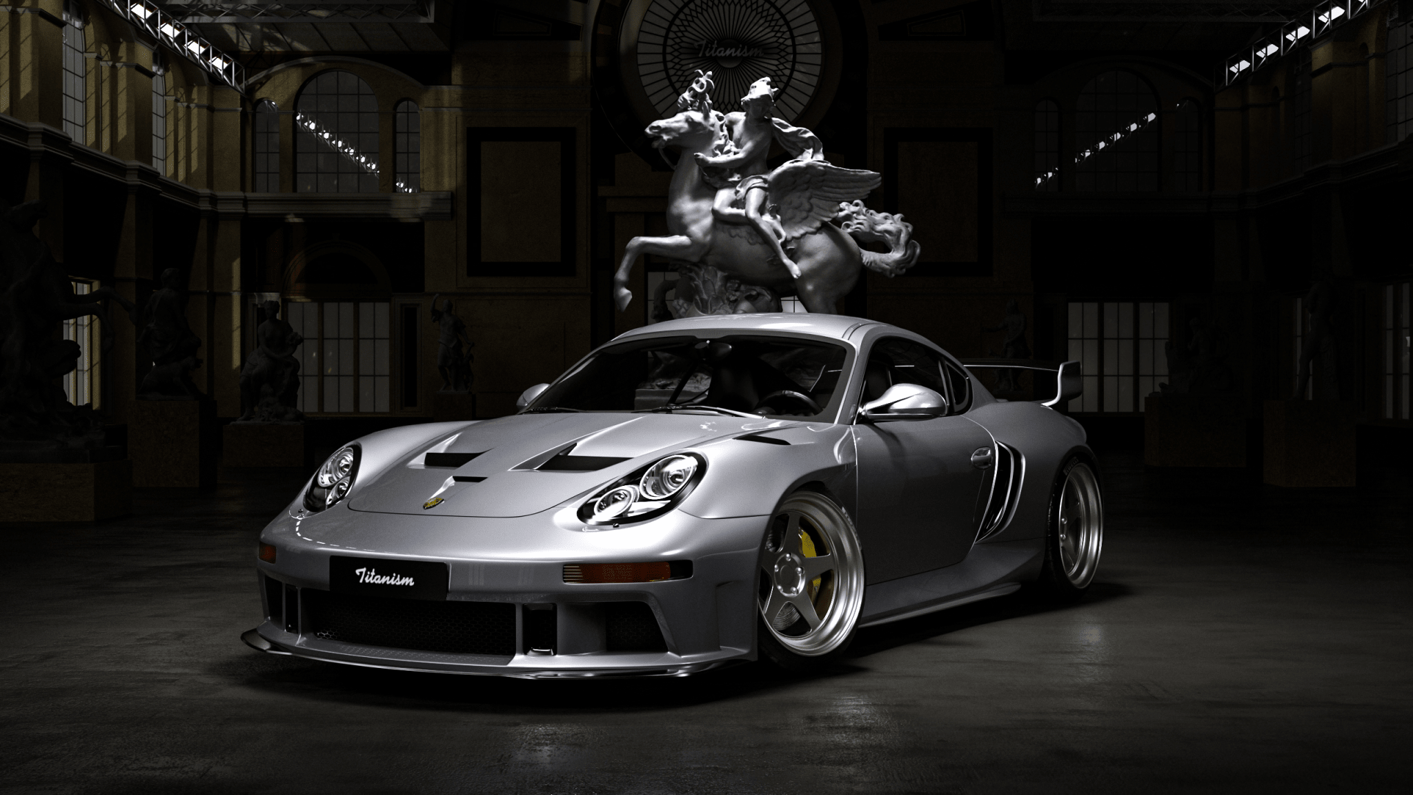 Robot Porsche 987.2 (2009–2012) Cayman / Boxter FRP & Partial Carbon Bonnet Aftermarket Carbon Fiber Part / Bodykit - Robot Bodykits