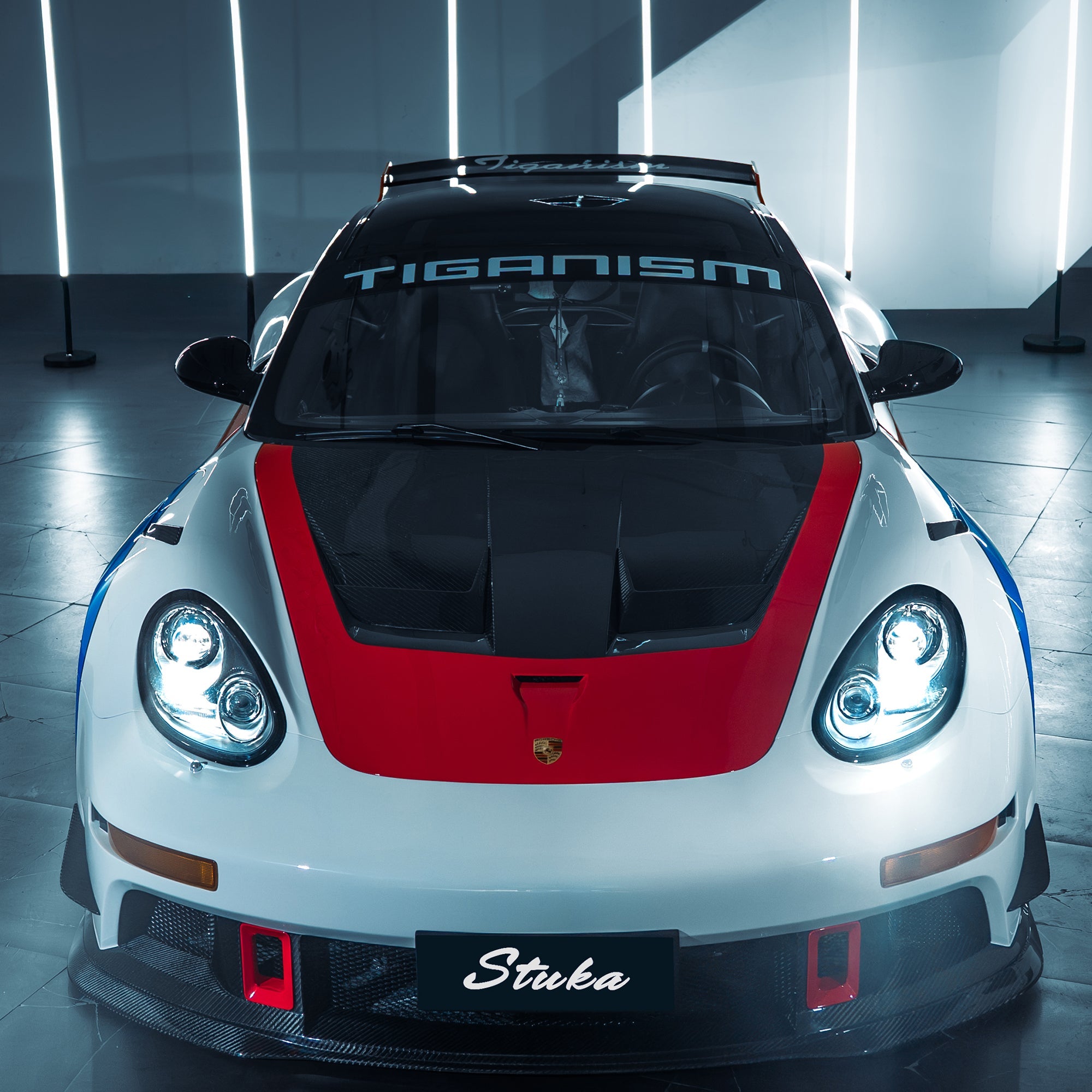 Robot Porsche 987.2 (2009–2012) Cayman / Boxter FRP & Partial Carbon Bonnet Aftermarket Carbon Fiber Part / Bodykit - Robot Bodykits