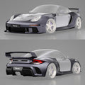 Robot Porsche 987.2 (2009–2012) "Stuka" Cayman Full FRP & Partial Carbon Widebody Kit Aftermarket Carbon Fiber Part / Bodykit - Robot Bodykits