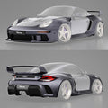 Robot Porsche 987.2 (2009–2012) "Stuka" Cayman Full FRP & Partial Carbon Widebody Kit Aftermarket Carbon Fiber Part / Bodykit - Robot Bodykits