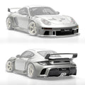 Robot Porsche 987.2 (2009–2012) Tiganism "Stuka" Cayman Full FRP & Partial Carbon Widebody Kit Aftermarket Carbon Fiber Part / Bodykit - Robot Bodykits