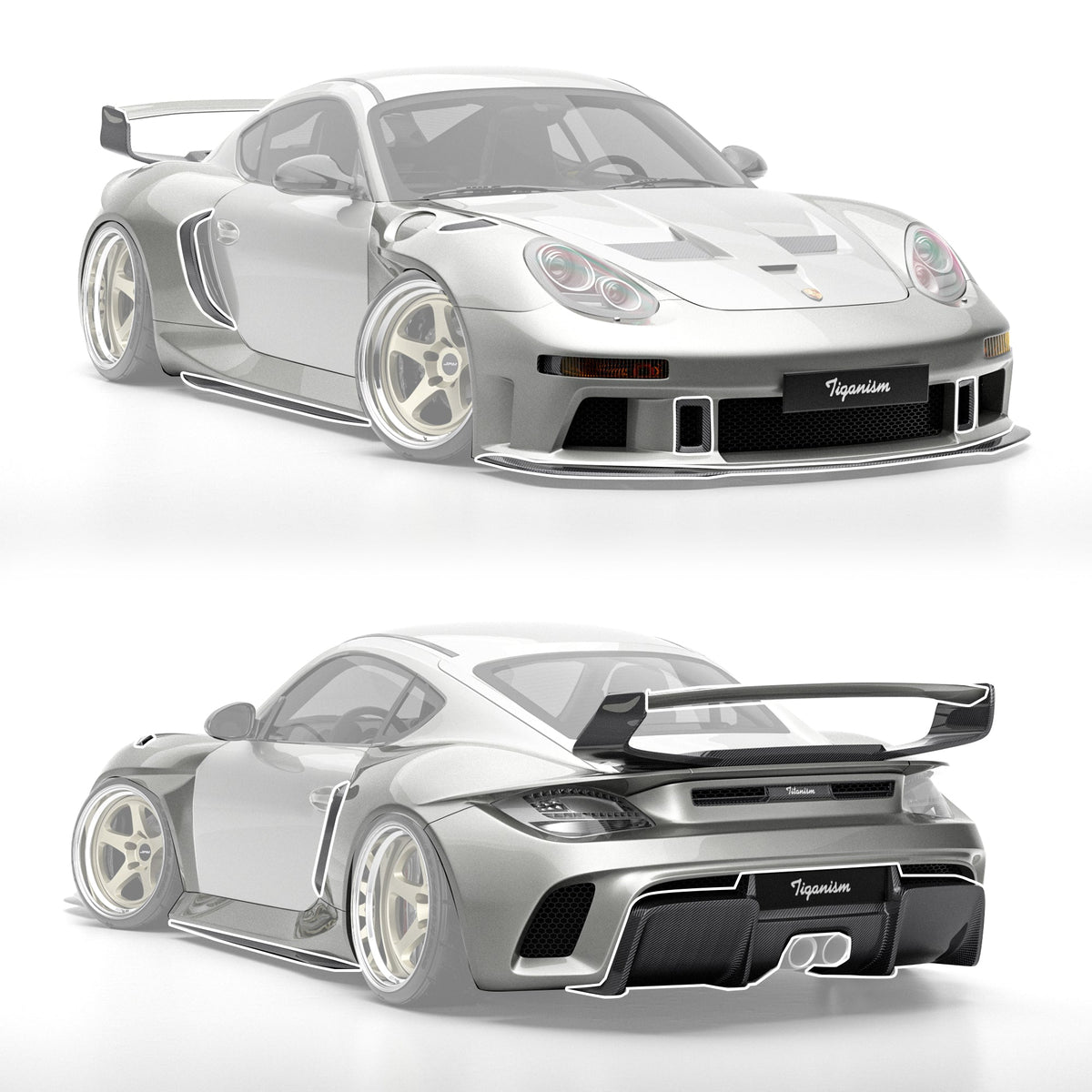 Robot Porsche 987.2 (2009–2012) Tiganism 
