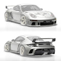 Robot Porsche 987.2 (2009–2012) Tiganism "Stuka" Cayman Full FRP & Partial Carbon Widebody Kit Aftermarket Carbon Fiber Part / Bodykit - Robot Bodykits