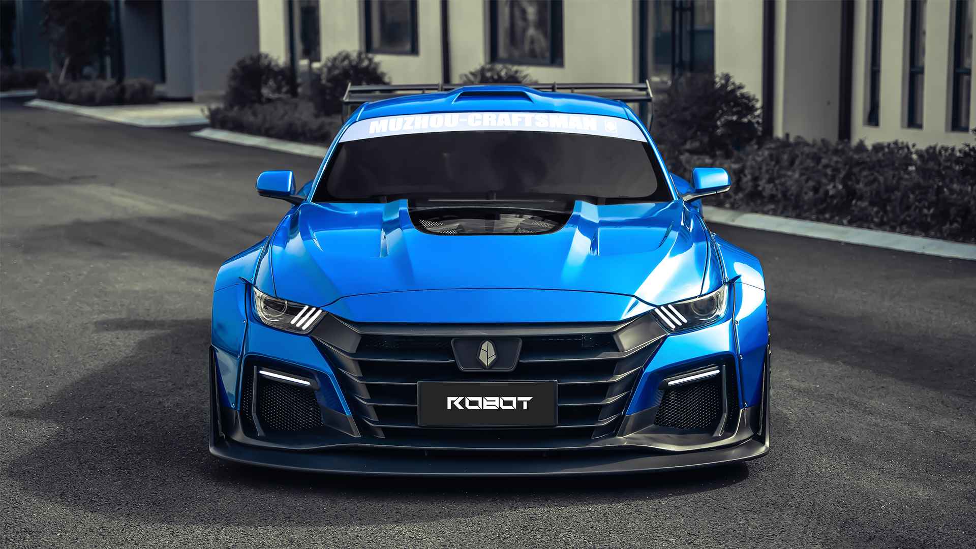 Robot S550 Ford Mustang FRP/Carbon Dawn Bonnet Aftermarket Carbon Fiber Part / Bodykit - Robot Bodykits