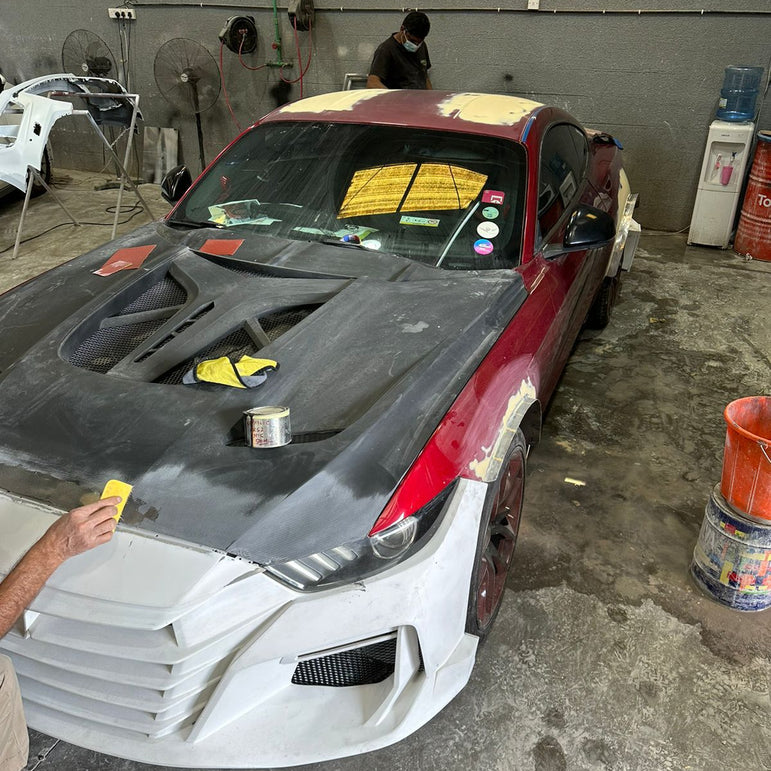 Robot S550 Ford Mustang FRP/Carbon Dawn Bonnet Aftermarket Carbon Fiber Part / Bodykit - Robot Bodykits