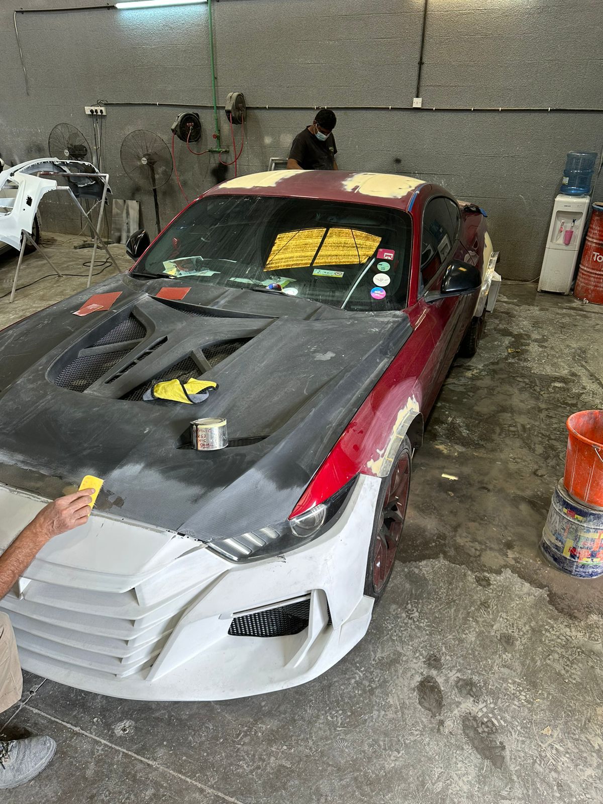 Robot S550 Ford Mustang FRP/Carbon Dawn Bonnet Aftermarket Carbon Fiber Part / Bodykit - Robot Bodykits