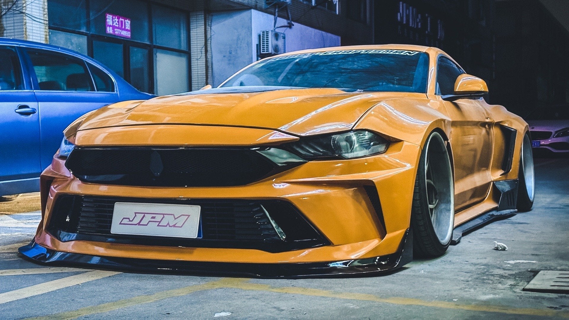 Robot S550 Ford Mustang FRP/Carbon Dusk Bonnet Aftermarket Carbon Fiber Part / Bodykit - Robot Bodykits