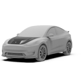 Robot Tesla Model Y Hood / Bonnet Aftermarket Carbon Fiber Part / Bodykit - Robot Bodykits