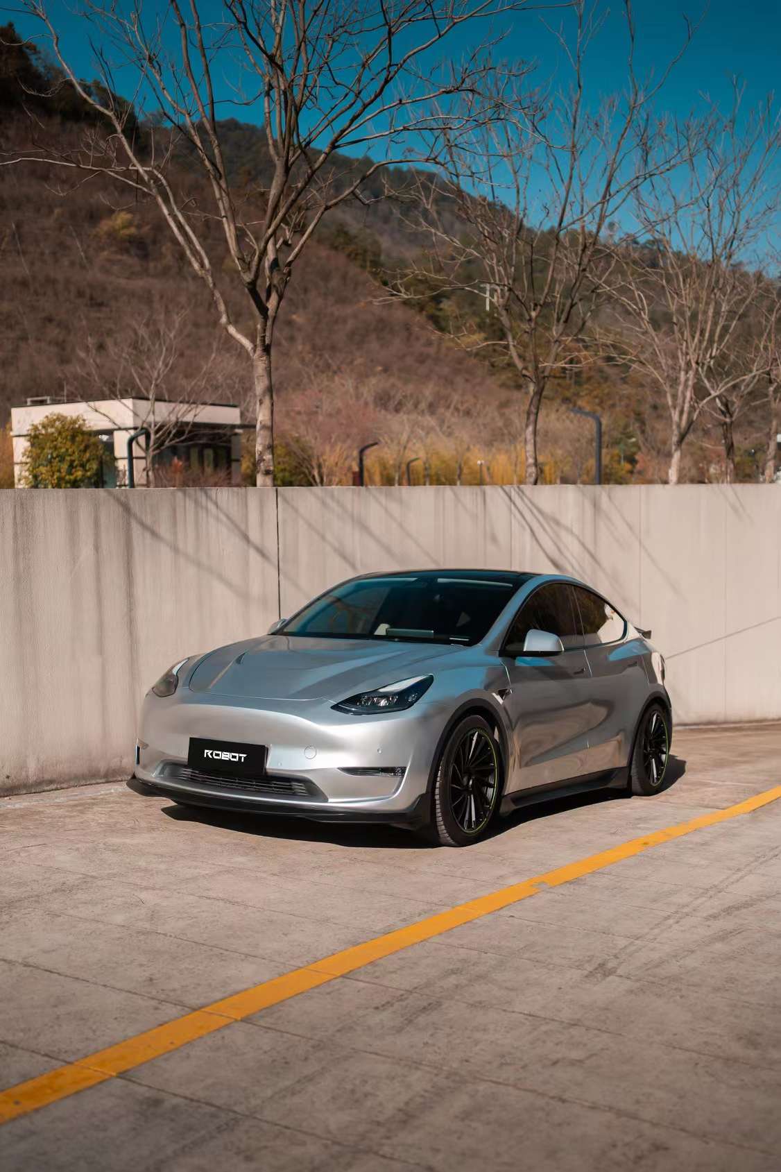 Robot Tesla Model Y Hood / Bonnet Aftermarket Carbon Fiber Part / Bodykit - Robot Bodykits