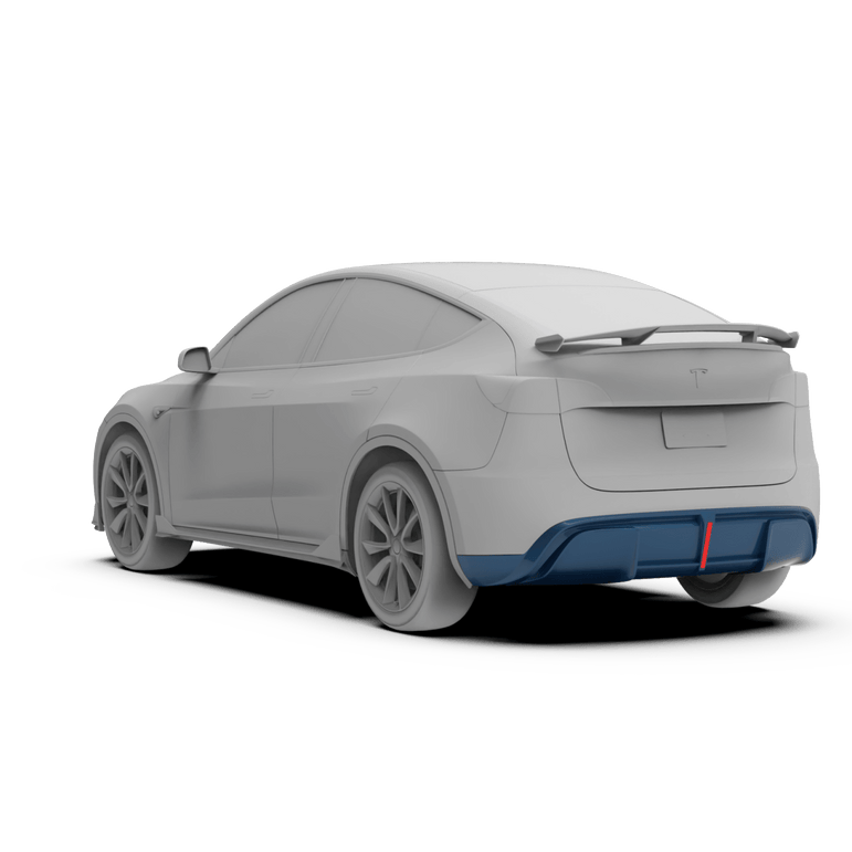 Robot Tesla Model Y Rear Diffuser Aftermarket Carbon Fiber Part / Bodykit - Robot Bodykits
