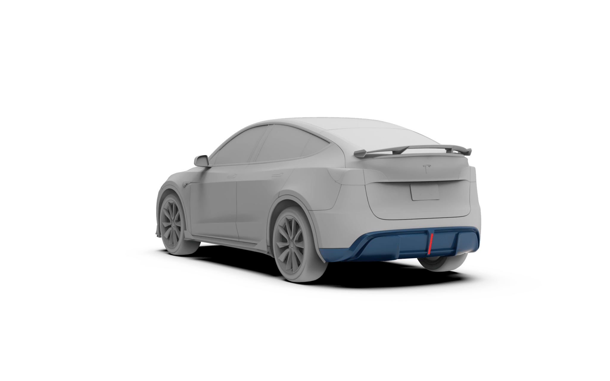 Robot Tesla Model Y Rear Diffuser Aftermarket Carbon Fiber Part / Bodykit - Robot Bodykits