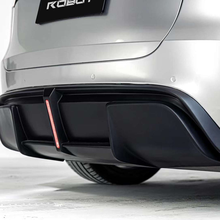 Robot Tesla Model Y Rear Diffuser Aftermarket Carbon Fiber Part / Bodykit - Robot Bodykits
