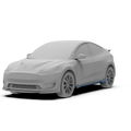 Robot Tesla Model Y Side Skirts Aftermarket Carbon Fiber Part / Bodykit - Robot Bodykits