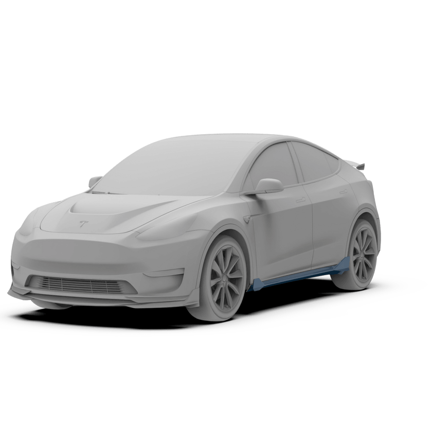 Robot Tesla Model Y Side Skirts Aftermarket Carbon Fiber Part / Bodykit - Robot Bodykits