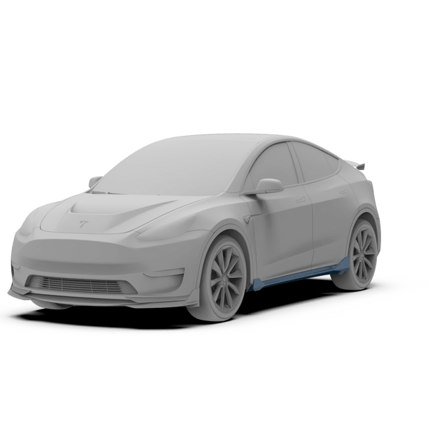 Robot Tesla Model Y Side Skirts Aftermarket Carbon Fiber Part / Bodykit - Robot Bodykits