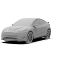 Robot Tesla Model Y Side Skirts Aftermarket Carbon Fiber Part / Bodykit - Robot Bodykits