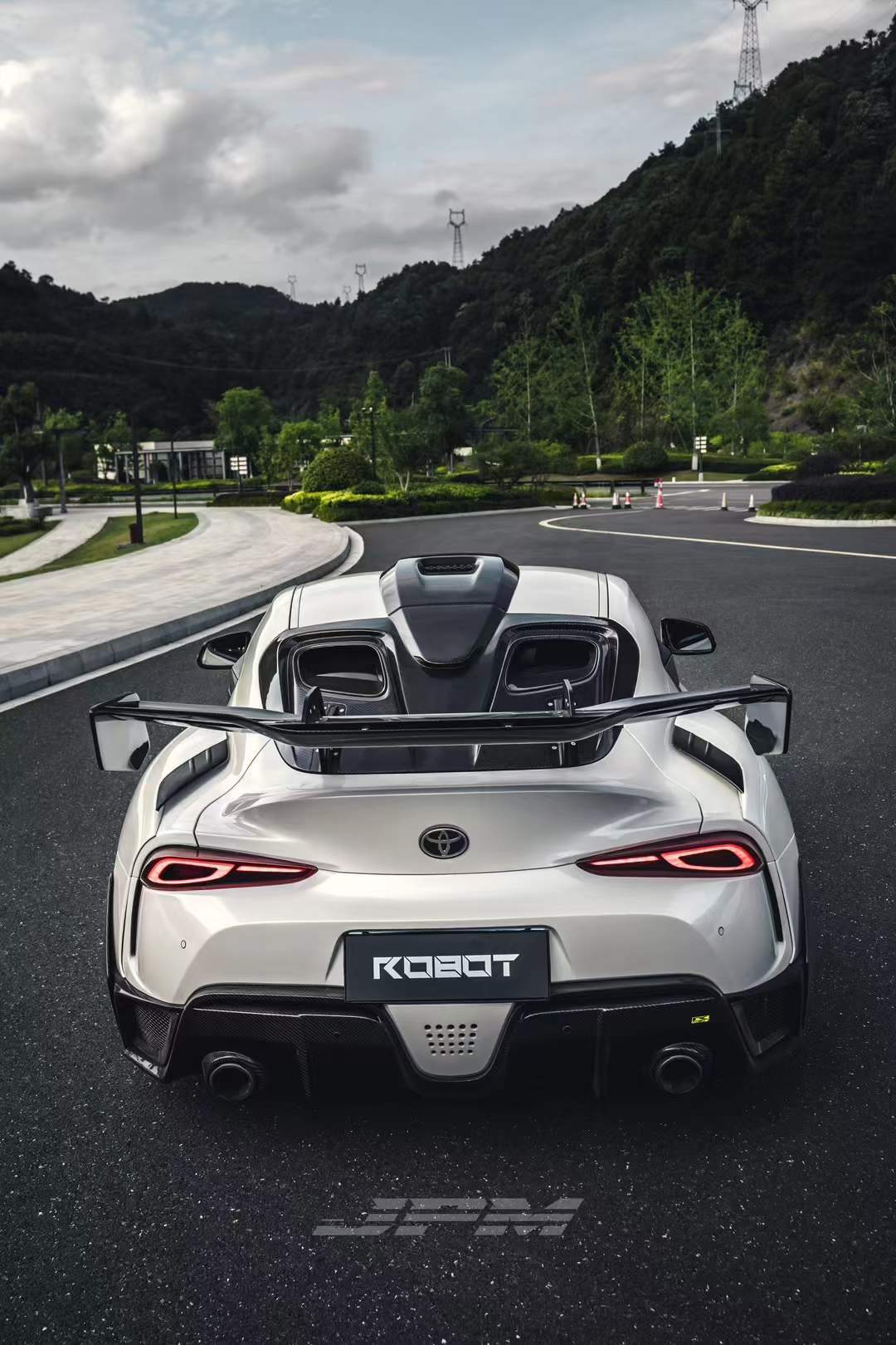 Robot Toyota GR Supra Alerion B Complete Narrow Body Kit Aftermarket Carbon Fiber Part / Bodykit - Robot Bodykits