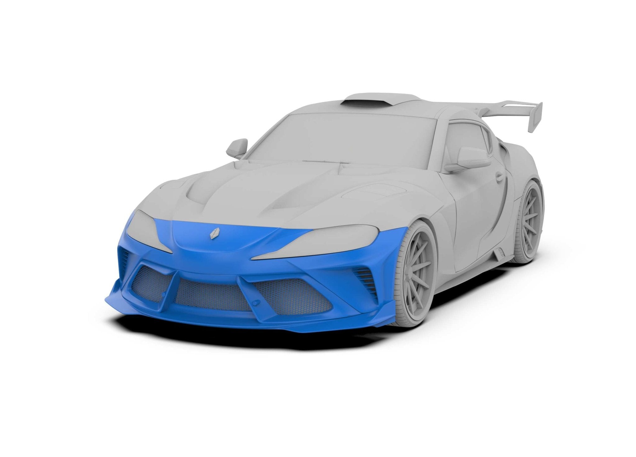 Robot Toyota GR Supra Alerion B Complete Narrow Body Kit Aftermarket Carbon Fiber Part / Bodykit - Robot Bodykits