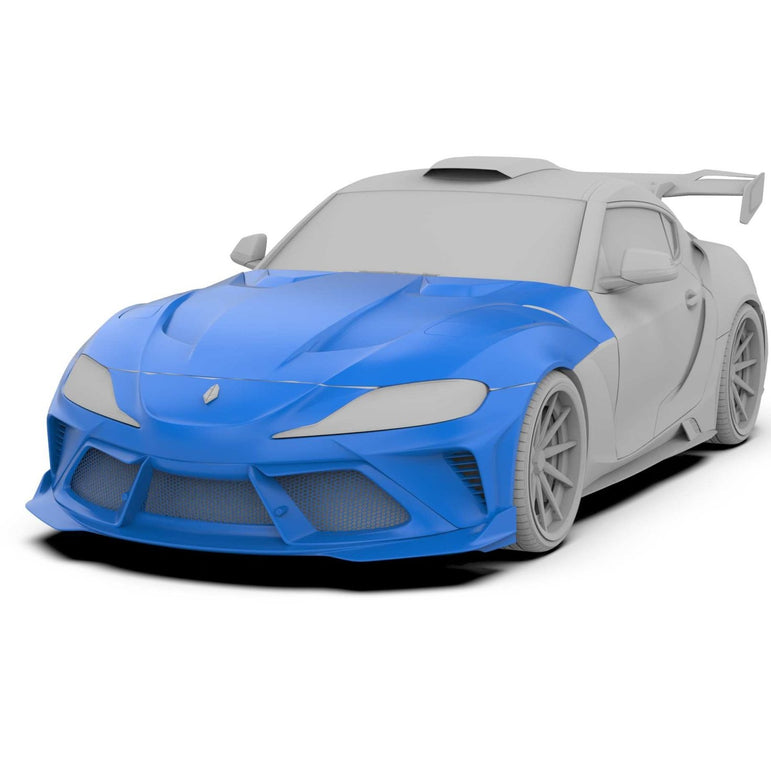 Robot Toyota GR Supra Alerion B Complete Narrow Body Kit Aftermarket Carbon Fiber Part / Bodykit - Robot Bodykits