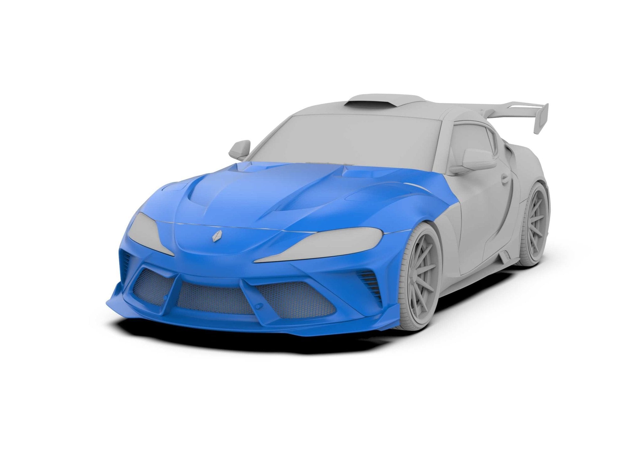 Robot Toyota GR Supra Alerion B Complete Narrow Body Kit Aftermarket Carbon Fiber Part / Bodykit - Robot Bodykits