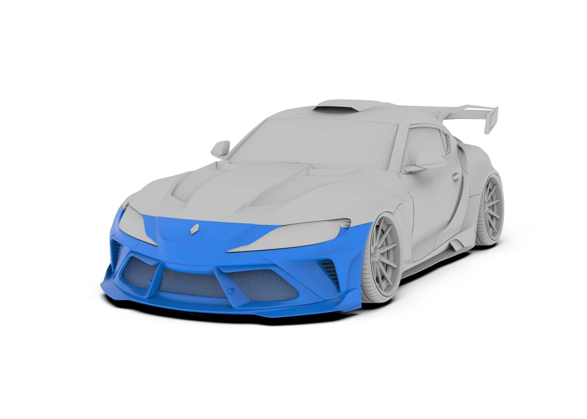 Robot Toyota GR Supra Alerion B Complete Narrow Body Kit Aftermarket Carbon Fiber Part / Bodykit - Robot Bodykits