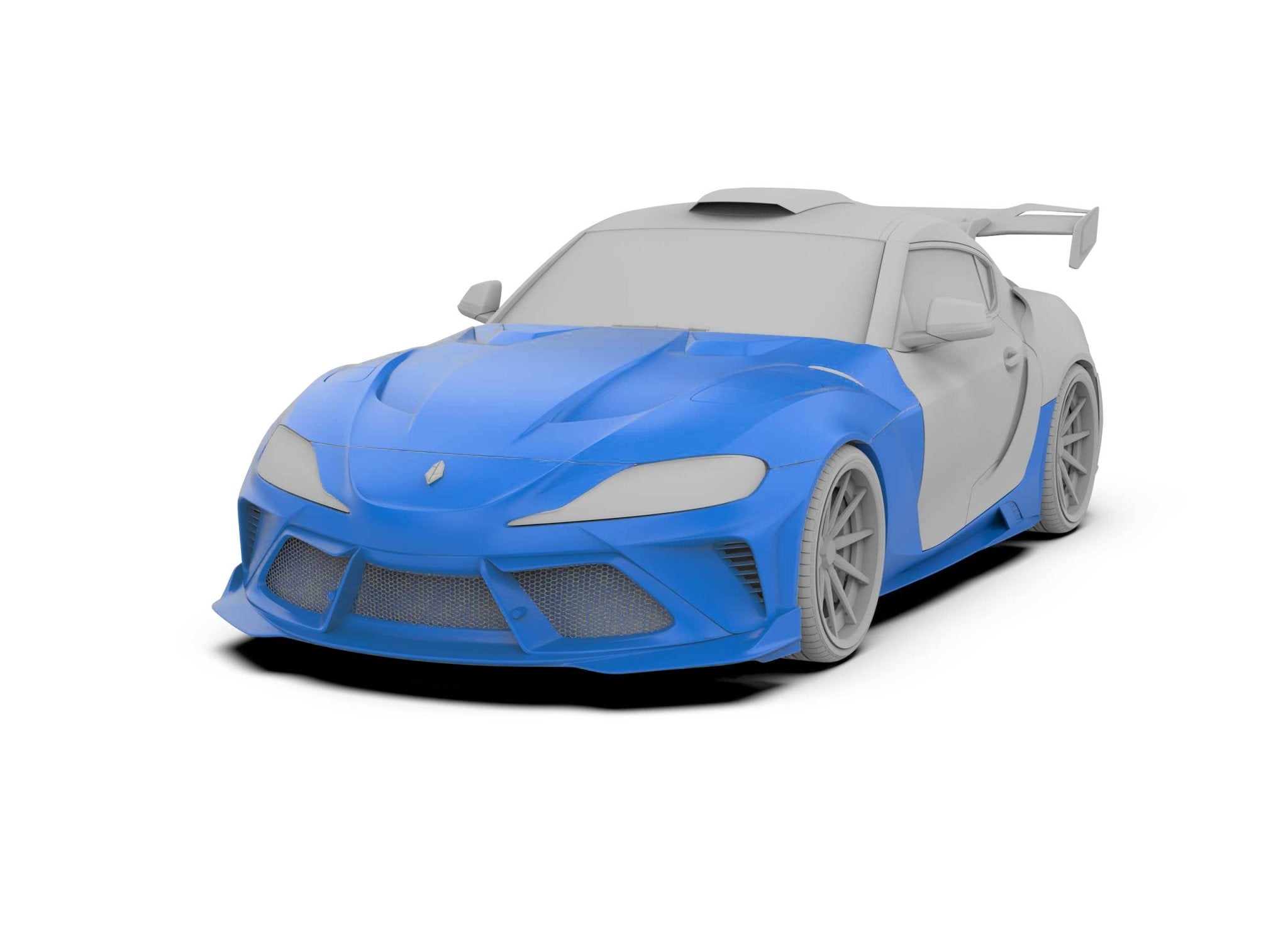 Robot Toyota GR Supra Alerion B Complete Narrow Body Kit Aftermarket Carbon Fiber Part / Bodykit - Robot Bodykits