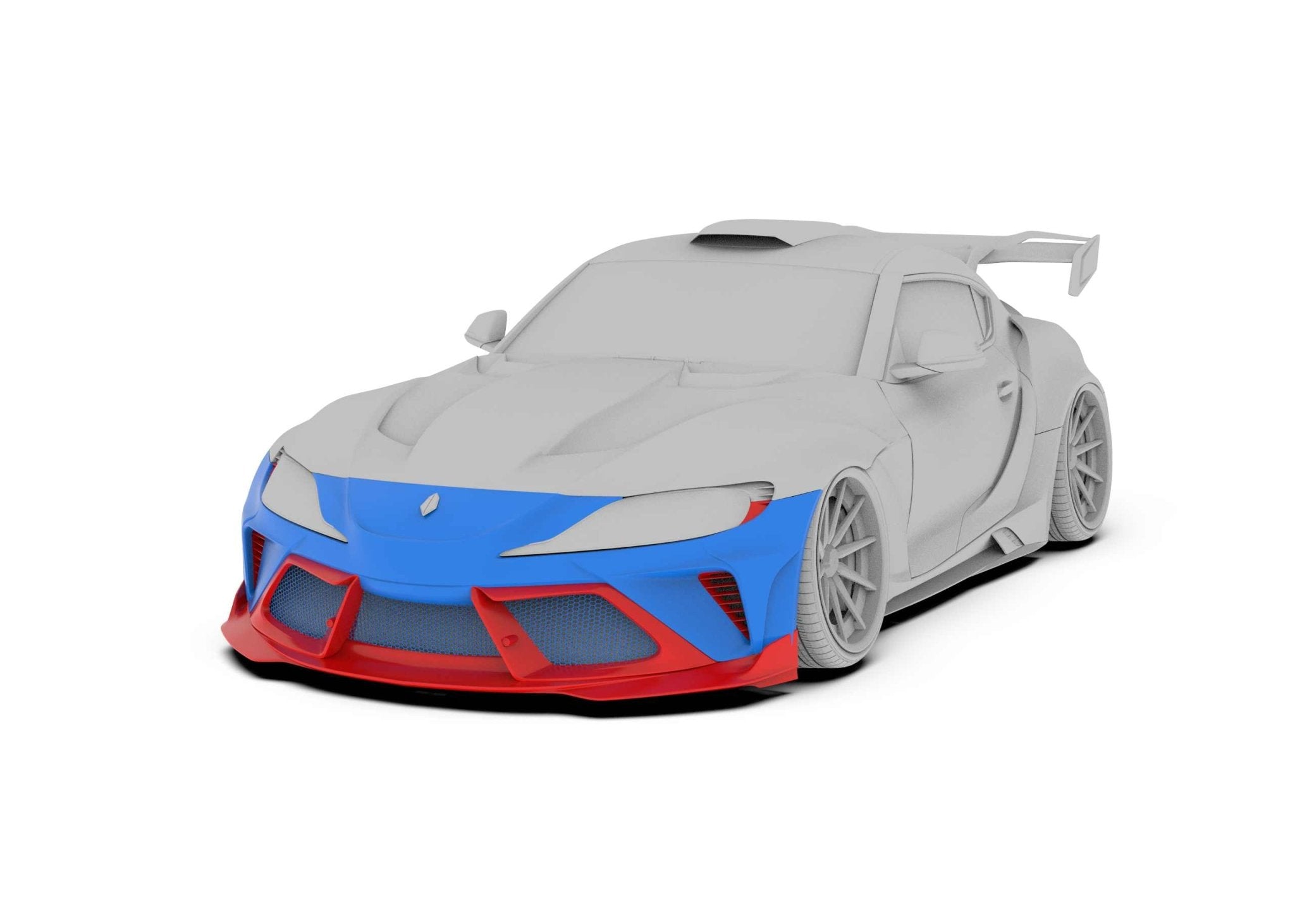 Robot Toyota GR Supra Alerion B Complete Narrow Body Kit Aftermarket Carbon Fiber Part / Bodykit - Robot Bodykits