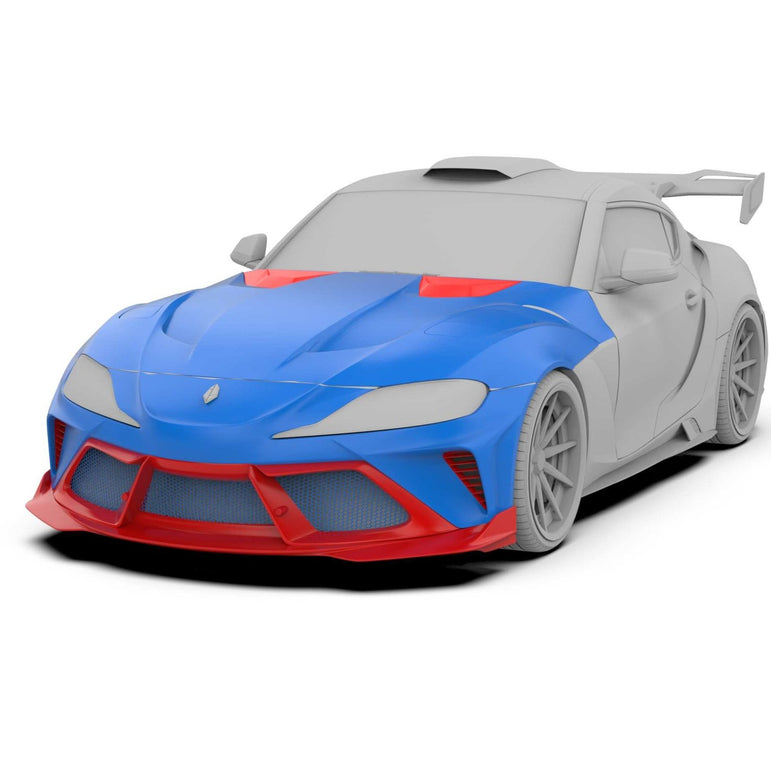 Robot Toyota GR Supra Alerion B Complete Narrow Body Kit Aftermarket Carbon Fiber Part / Bodykit - Robot Bodykits