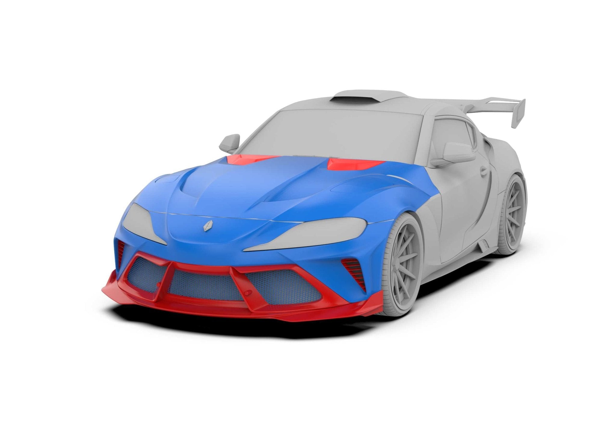 Robot Toyota GR Supra Alerion B Complete Narrow Body Kit Aftermarket Carbon Fiber Part / Bodykit - Robot Bodykits
