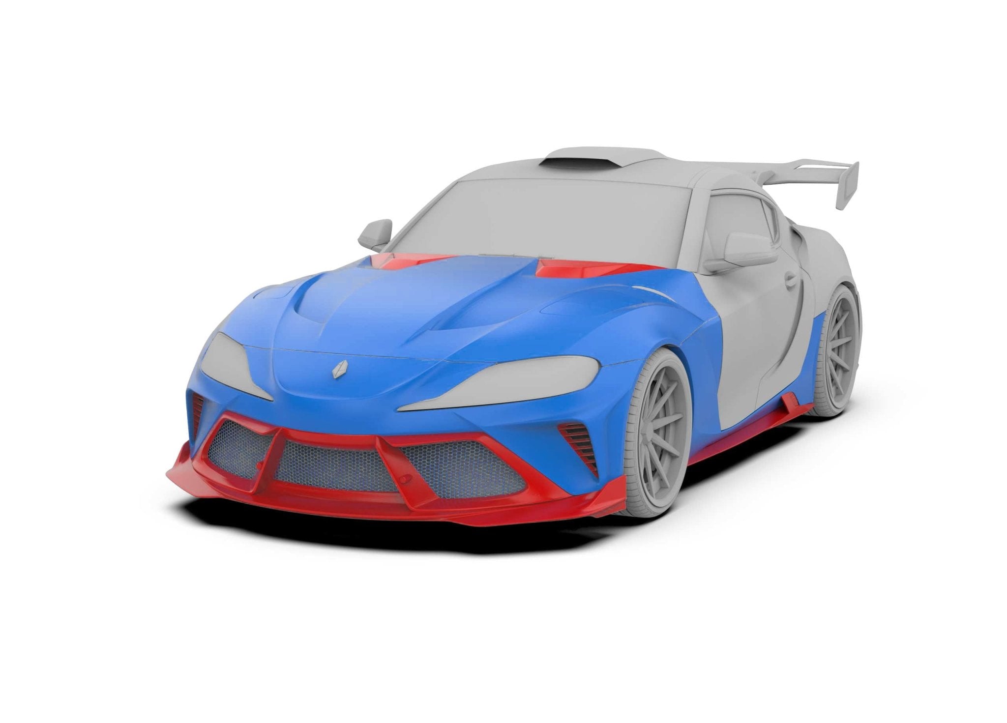 Robot Toyota GR Supra Alerion B Complete Narrow Body Kit Aftermarket Carbon Fiber Part / Bodykit - Robot Bodykits