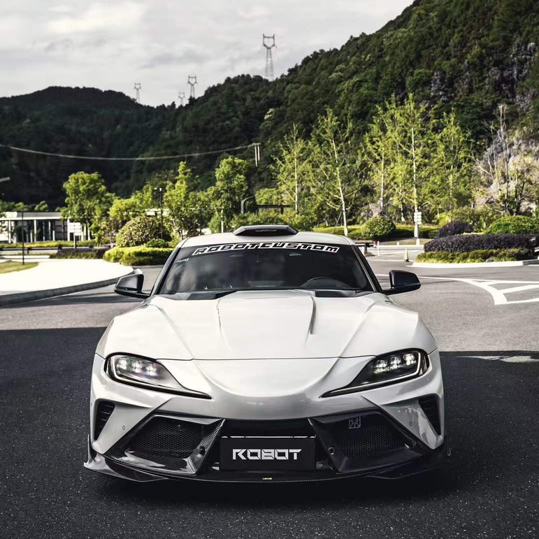 Robot Toyota GR Supra Alerion B Complete Narrow Body Kit Aftermarket Carbon Fiber Part / Bodykit - Robot Bodykits