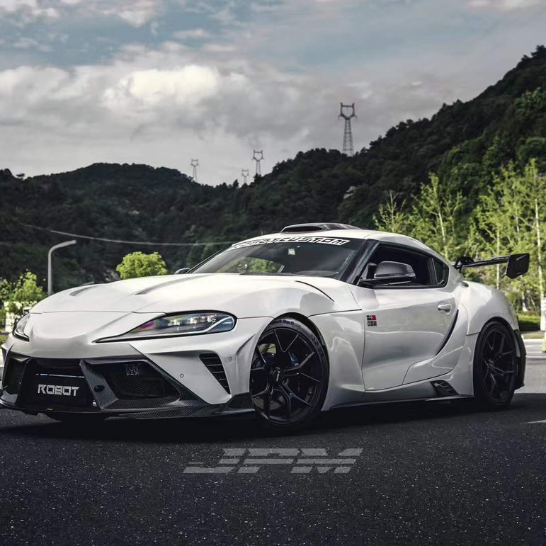 Robot Toyota GR Supra Alerion B Complete Narrow Body Kit Aftermarket Carbon Fiber Part / Bodykit - Robot Bodykits