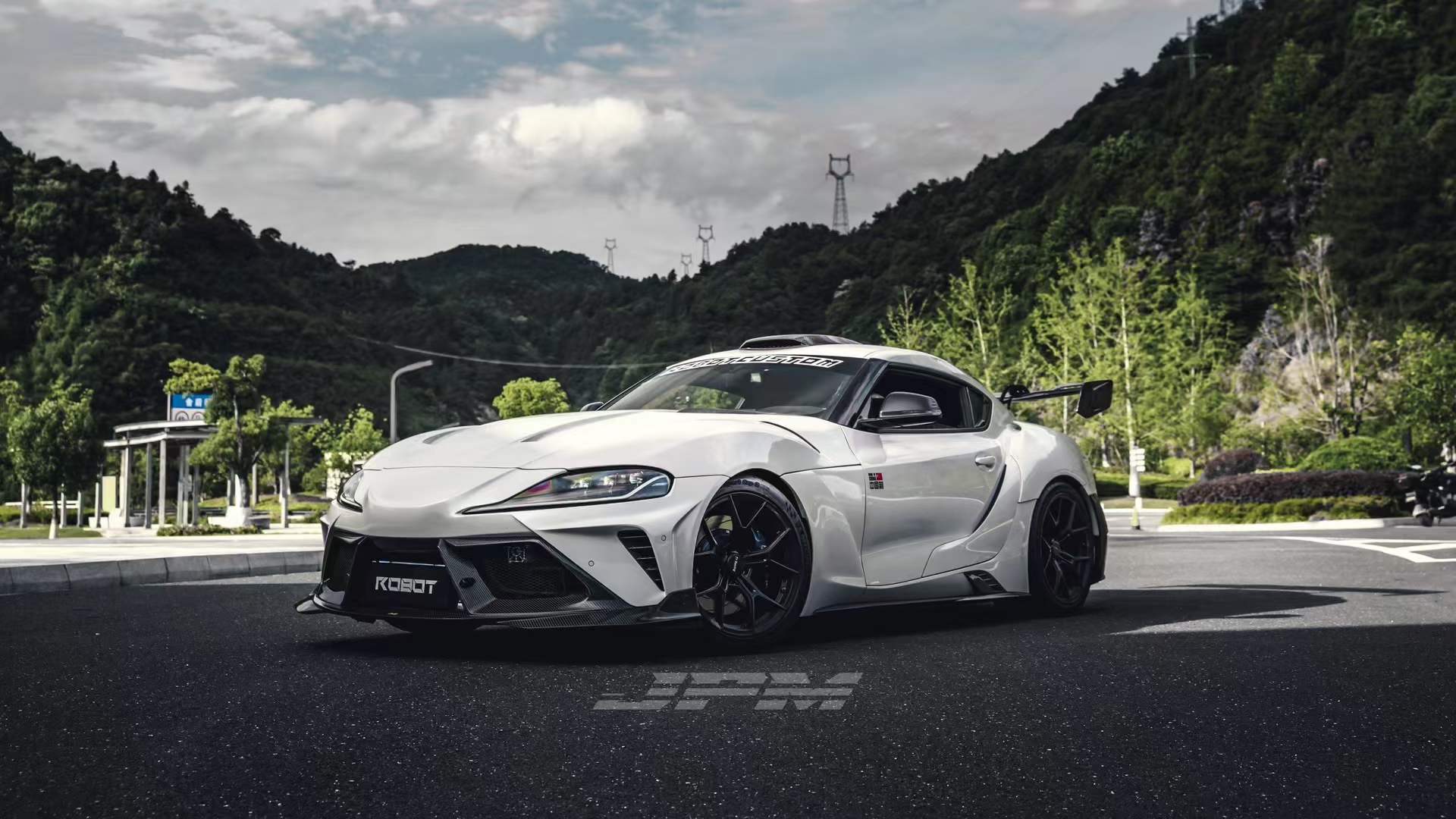 Robot Toyota GR Supra Alerion B Complete Narrow Body Kit Aftermarket Carbon Fiber Part / Bodykit - Robot Bodykits