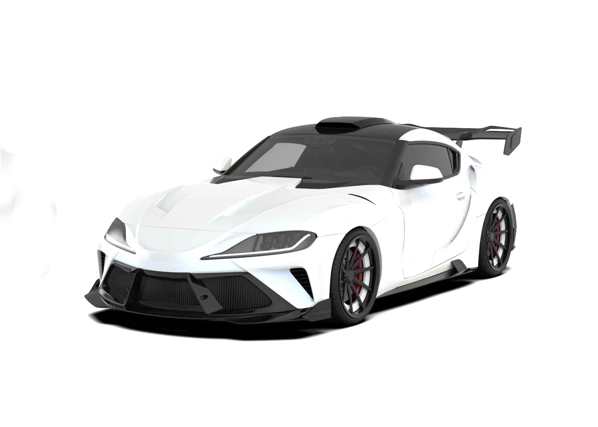 Robot Toyota GR Supra Alerion B Complete Narrow Body Kit Aftermarket Carbon Fiber Part / Bodykit - Robot Bodykits