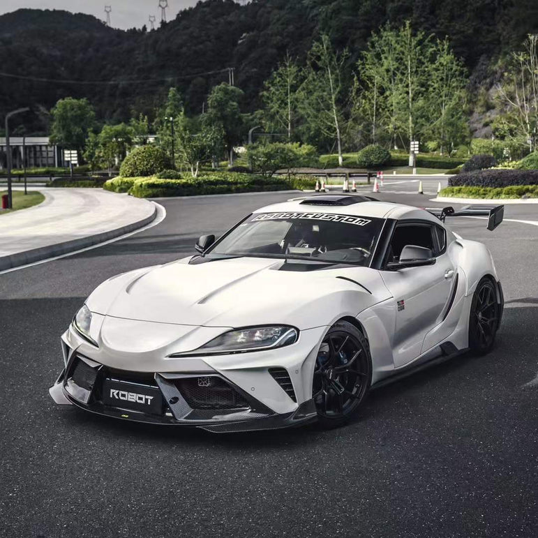 Robot Toyota GR Supra Alerion B Complete Narrow Body Kit Aftermarket Carbon Fiber Part / Bodykit - Robot Bodykits