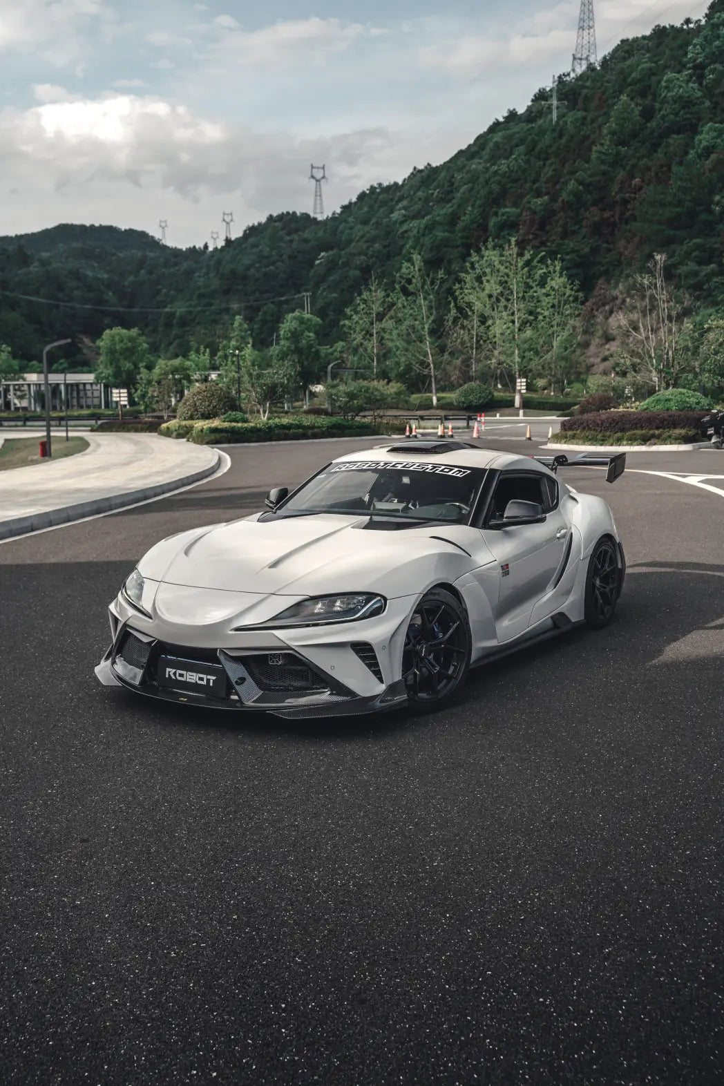 Robot Toyota GR Supra Alerion B Complete Narrow Body Kit Aftermarket Carbon Fiber Part / Bodykit - Robot Bodykits