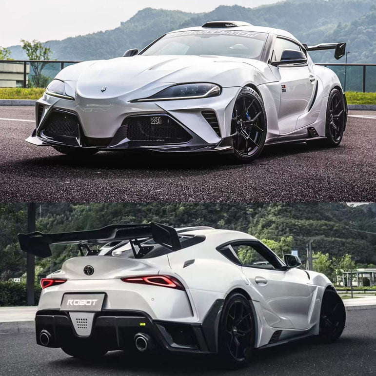 Robot Toyota GR Supra Hyperion A Complete Narrow Body Kit Aftermarket Carbon Fiber Part / Bodykit - Robot Bodykits