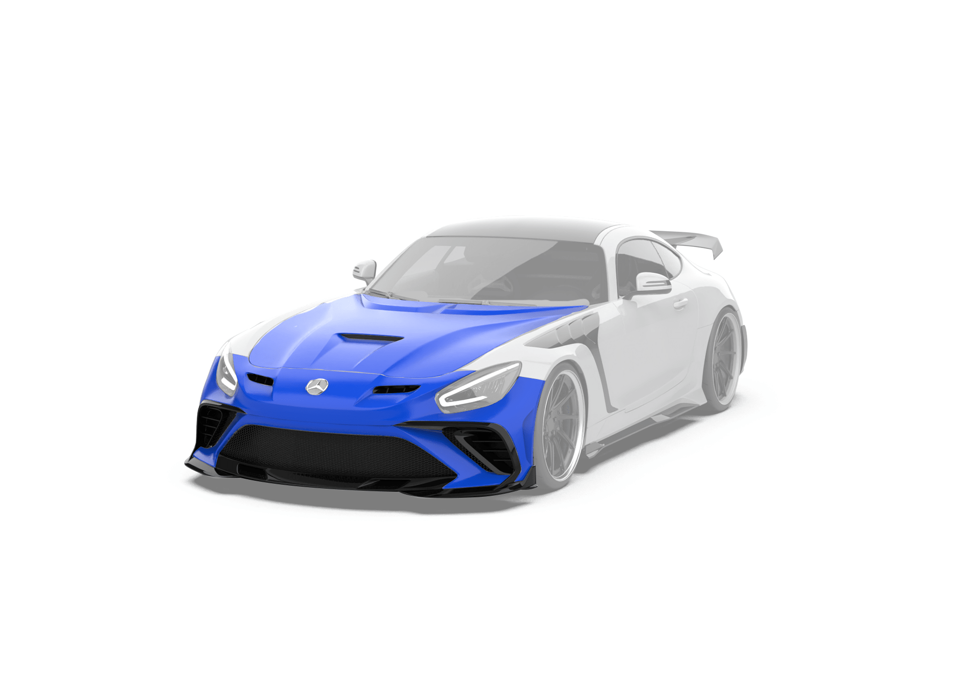 Robot Works Mercedes AMG GT Fibre Glass Reinforced Complete Body Kit (FRP) Aftermarket Carbon Fiber Part / Bodykit - Robot Bodykits