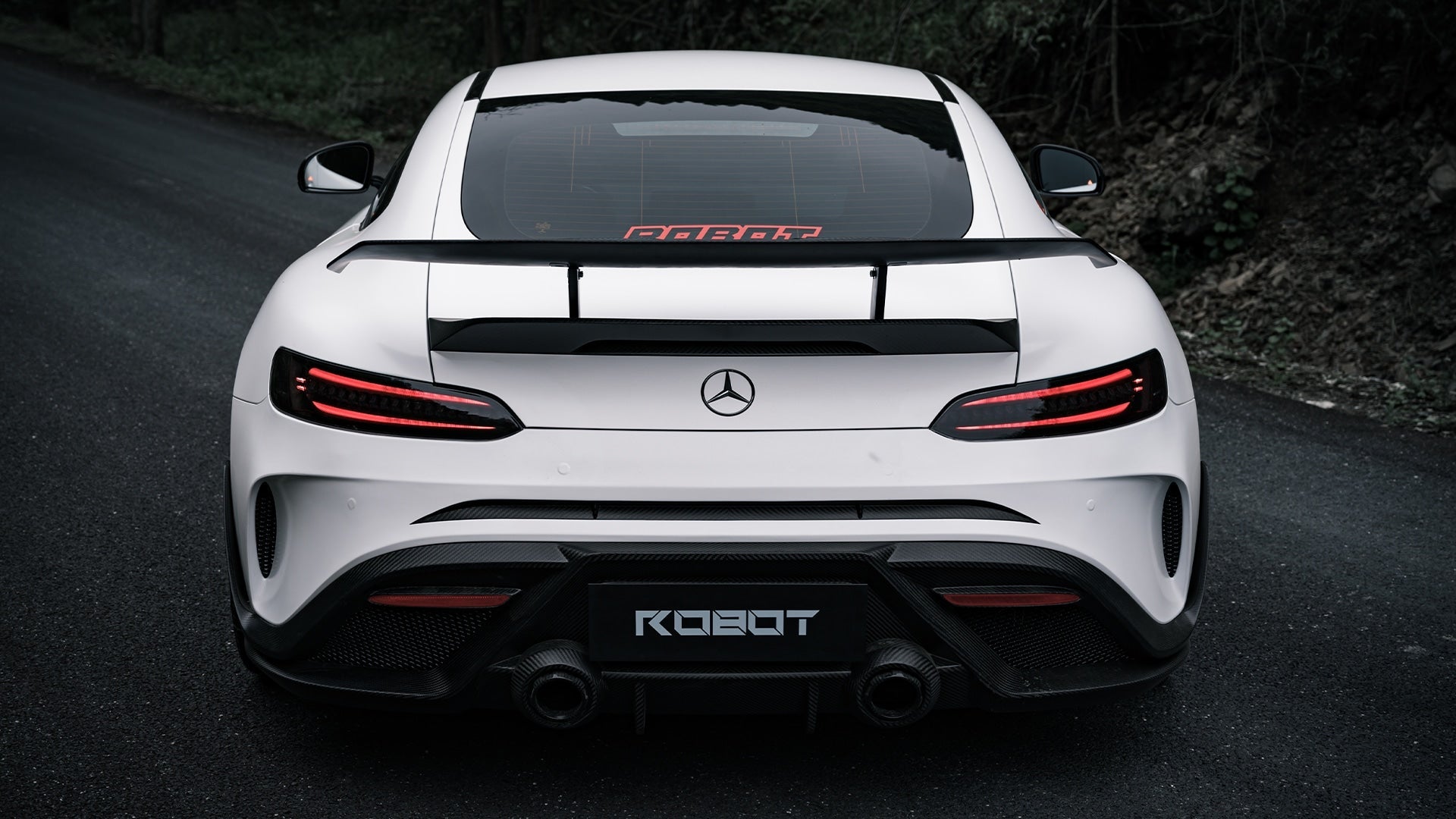 Robot Works Mercedes AMG GT Fibre Glass Reinforced Complete Body Kit (FRP) Aftermarket Carbon Fiber Part / Bodykit - Robot Bodykits