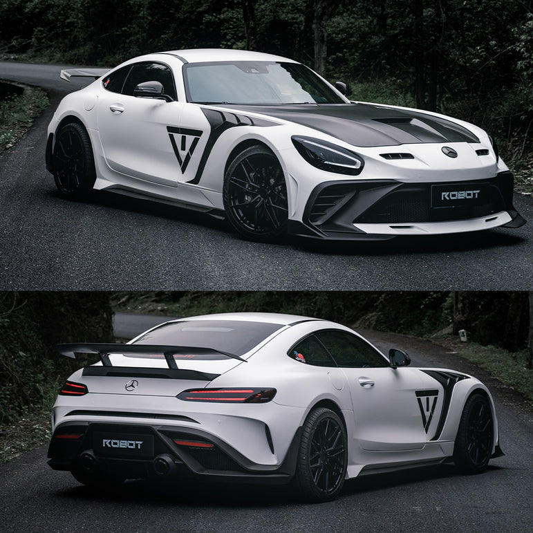 Robot Works Mercedes AMG GT Fibre Glass Reinforced Complete Body Kit (FRP) Aftermarket Carbon Fiber Part / Bodykit - Robot Bodykits