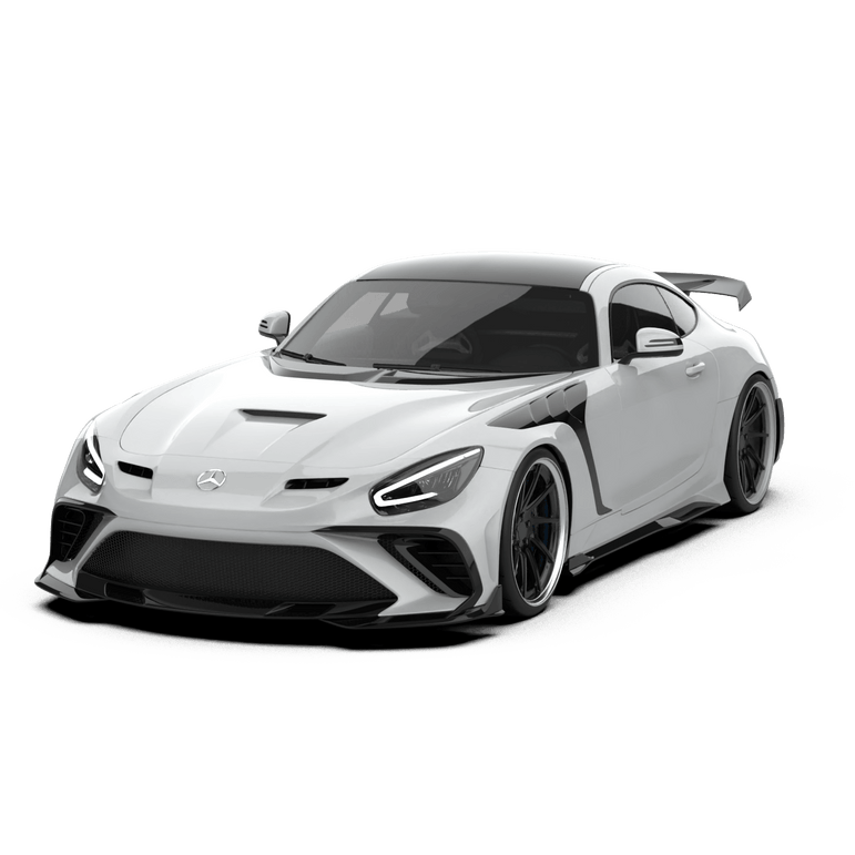 Robot Works Mercedes AMG GT Fibre Glass Reinforced Complete Body Kit (FRP) Aftermarket Carbon Fiber Part / Bodykit - Robot Bodykits