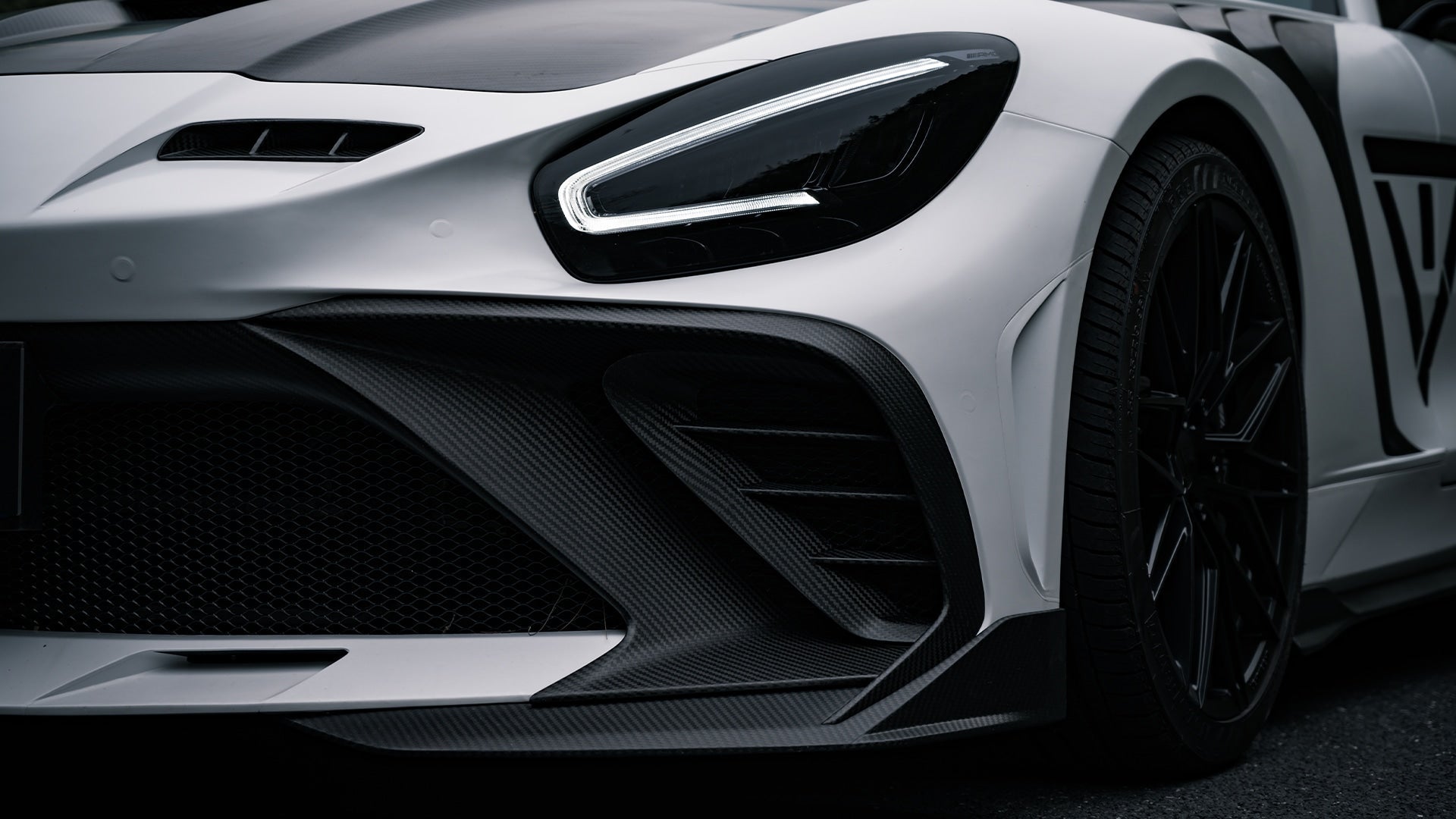 Robot Works Mercedes AMG GT Fibre Glass Reinforced Complete Body Kit (FRP) Aftermarket Carbon Fiber Part / Bodykit - Robot Bodykits