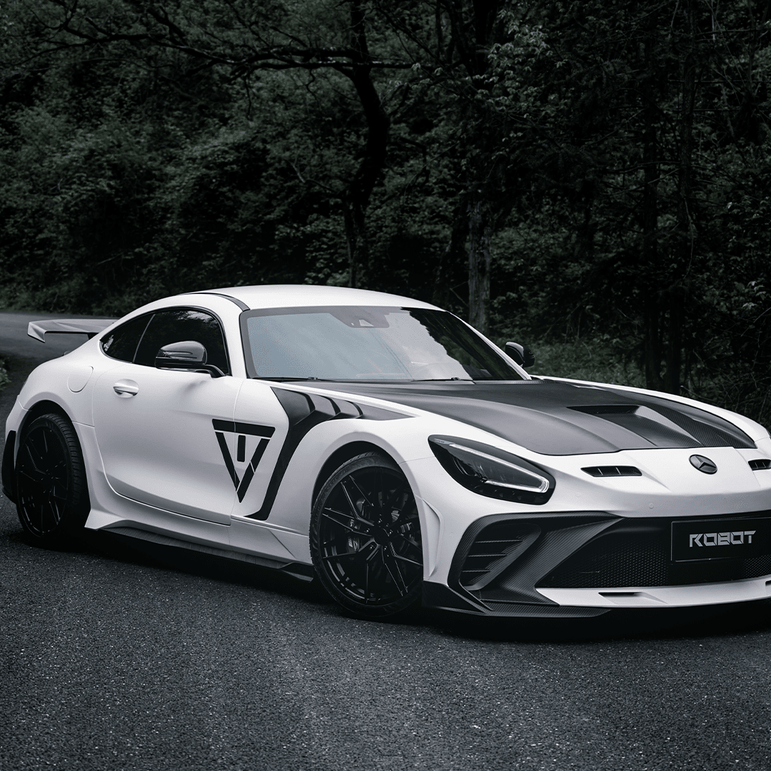 Robot Works Mercedes AMG GT Fibre Glass Reinforced Complete Body Kit (FRP) Aftermarket Carbon Fiber Part / Bodykit - Robot Bodykits