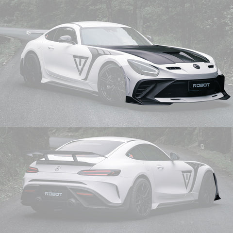 Robot Works Mercedes AMG GT Fibre Glass Reinforced Complete Body Kit (FRP) Aftermarket Carbon Fiber Part / Bodykit - Robot Bodykits