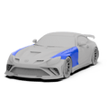 Robot Works Mercedes AMG GT Front Arch Aftermarket Carbon Fiber Part / Bodykit - Robot Bodykits