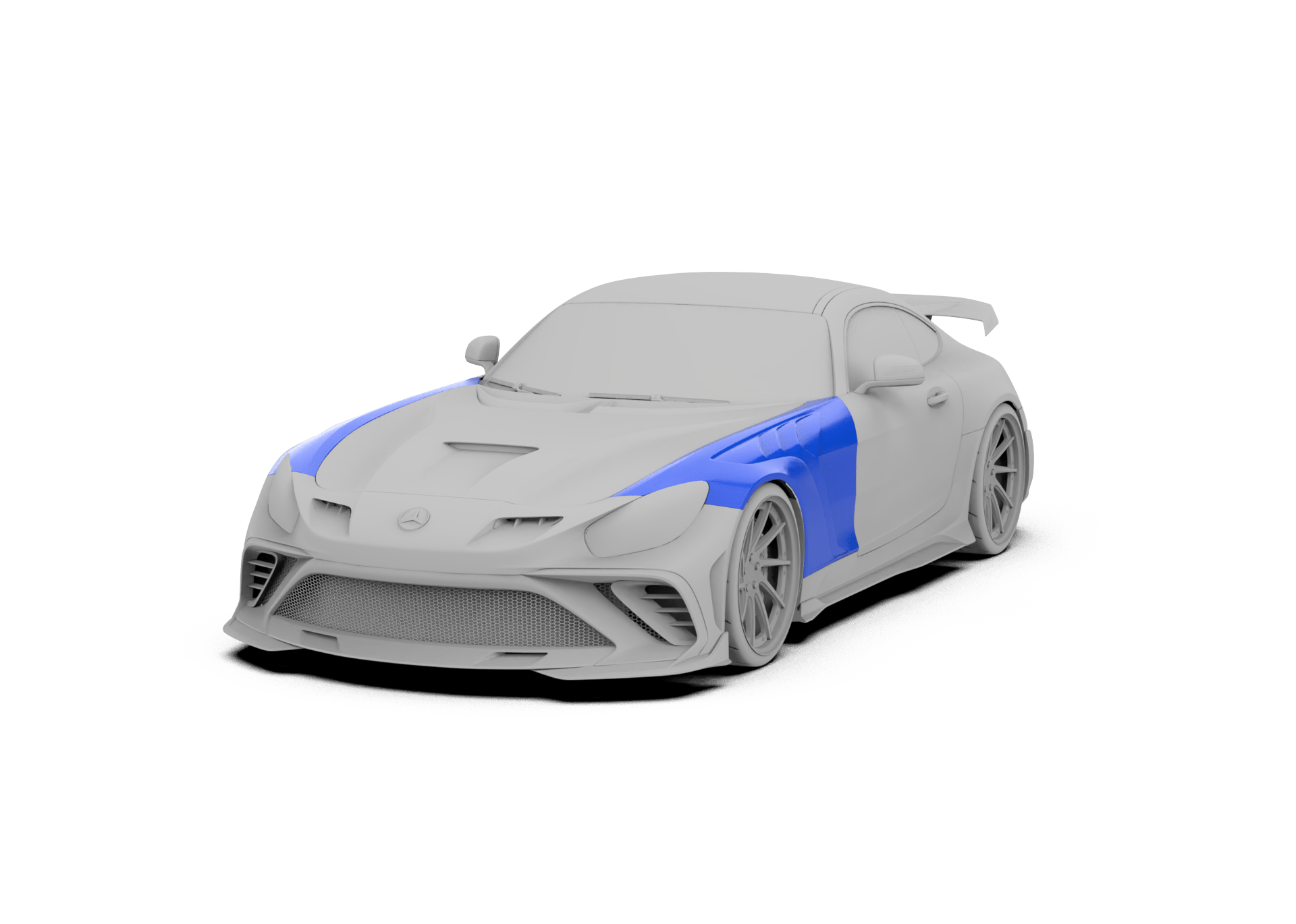 Robot Works Mercedes AMG GT Front Arch Aftermarket Carbon Fiber Part / Bodykit - Robot Bodykits