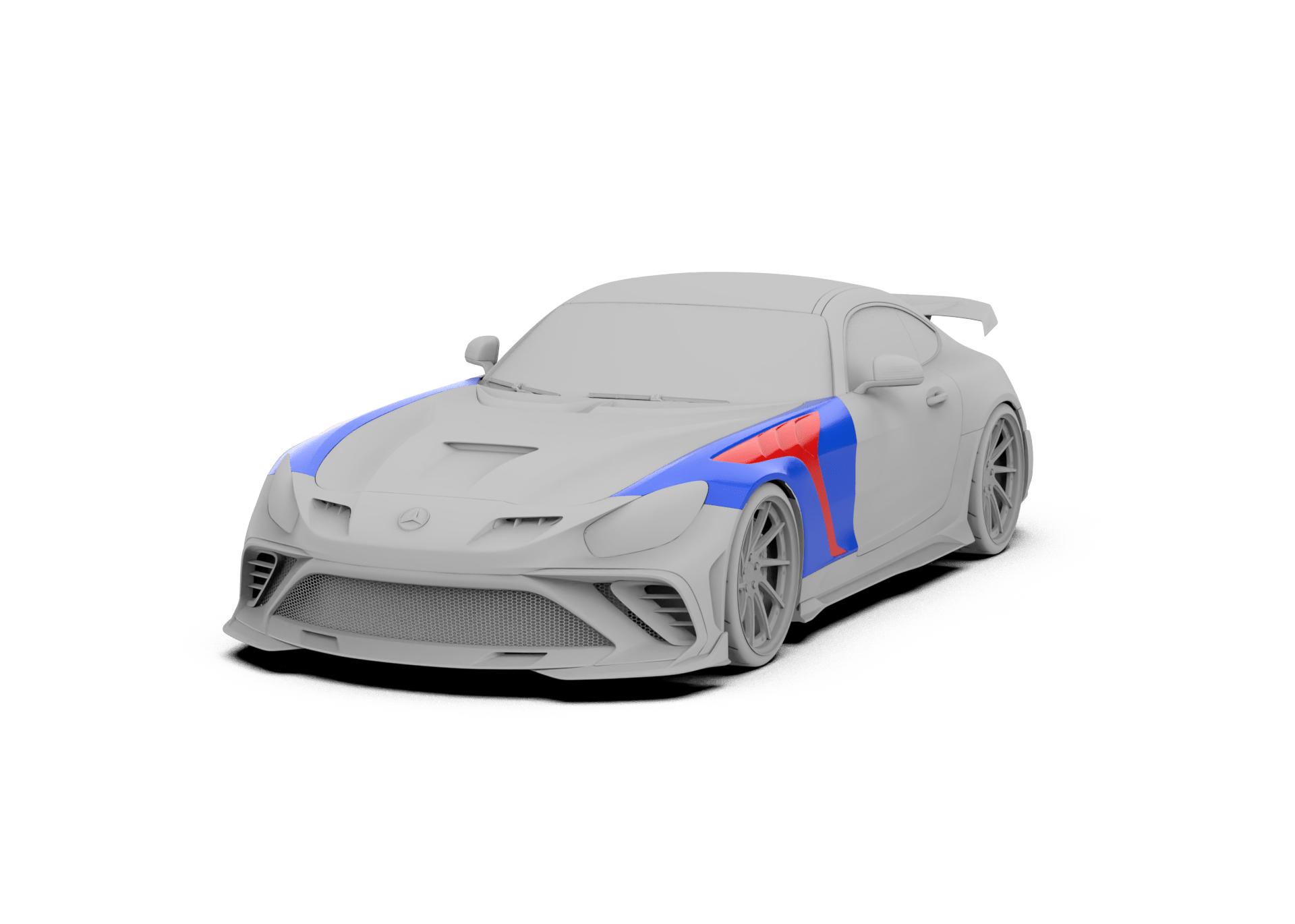 Robot Works Mercedes AMG GT Front Arch Aftermarket Carbon Fiber Part / Bodykit - Robot Bodykits